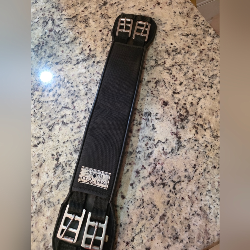 Black Horse Girth / Dressage Girth Pony  Size 20in